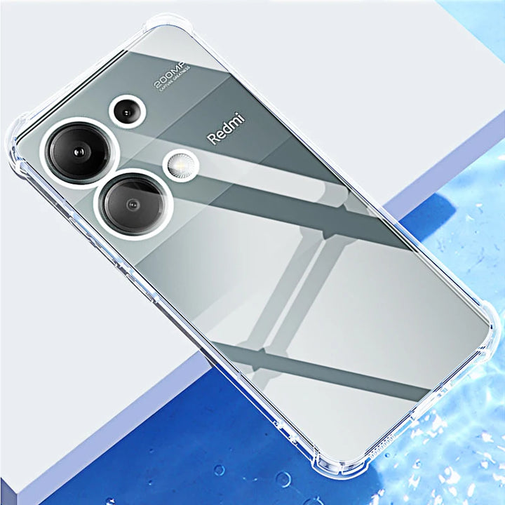 Shockproof Clear Silicone Soft Case for Xioami Redmi Note 13 12 Pro 4G 12S 11 10 9 Pro Plus Back Cover Redmi 13C 5G 12C 10a 10c